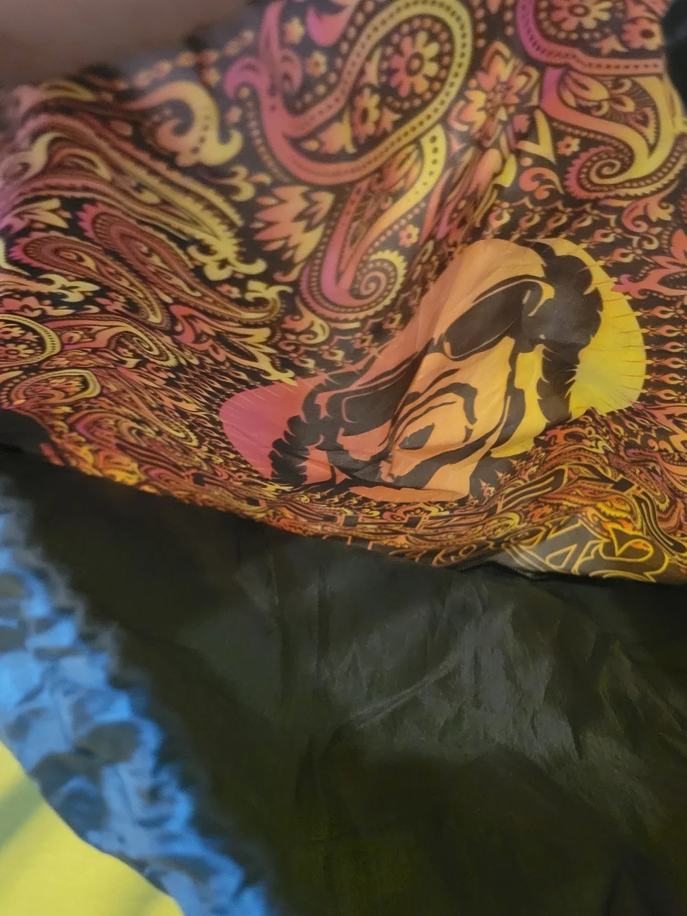 Skechers Snoop Dogg Multicolor Paisley Drawstring Reusae Tote/Backpack